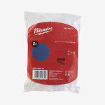 Полировочная губка мягкая MILWAUKEE синя, Ø160x20мм, (2шт)
