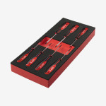 Ложемент з викрутками магнітними MILWAUKEE з тригранною рукояткою, TORX (7шт)