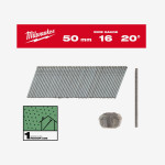 Гвозди гальванизированные 16G MILWAUKEE с Т-образной шляпкой, 20°/50мм, (2000шт) Гвозди гальванизированные 16G MILWAUKEE с Т-образной шляпкой, 20°/50мм, (2000шт)