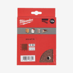 Бумага шлифовальная MILWAUKEE 10 отв. H&L, 115х107мм, зерно 60, (10шт) Бумага шлифовальная MILWAUKEE 10 отв. H&L, 115х107мм, зерно 60, (10шт)