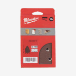 Бумага шлифовальная MILWAUKEE 7 отв. H&L, 100х147х147мм, зерно 180, (10шт)