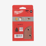 Бумага шлифовальная MILWAUKEE 7 отв. H&L, 100х147х147мм, зерно 240, (10шт)