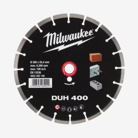 Диск алмазный MILWAUKEE DUH 300, Ø300мм