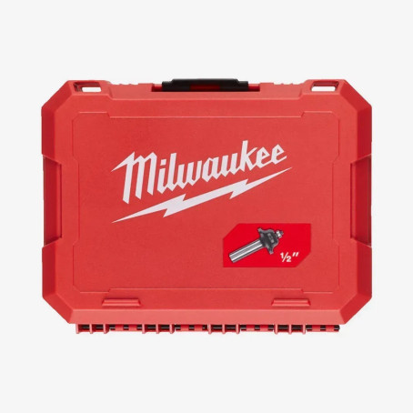 Набор фрез MILWAUKEE, 1/2'' для фрезера (6шт) Набор фрез MILWAUKEE, 1/2'' для фрезера (6шт)