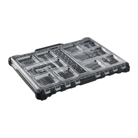Набор головок хромированных метричных 1/2'', 1/4'' MILWAUKEE, с храповиком, PACKOUT, (63шт) Набор головок хромированных метричных 1/2'', 1/4'' MILWAUKEE, с храповиком, PACKOUT, (63шт)