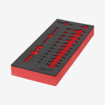 Ложемент для головок хромованих 1/4'' (28шт) MILWAUKEE