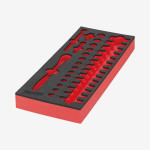 Ложемент для головок хромованих 3/8'' (32шт) MILWAUKEE