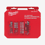 Набор бит, головок хромированных с трещеткой 1/4'' и ключей MILWAUKEE, (42шт) Набор бит, головок хромированных с трещеткой 1/4'' и ключей MILWAUKEE, (42шт)