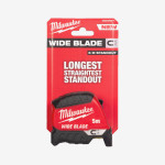 Рулетка магнітна WIDE BLADE MAGNETIC MILWAUKEE (Gen2), (полотно 35мм), 5м