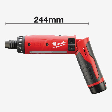 Викрутка акумуляторна MILWAUKEE M4 D-202B, (+ заряд. пристрій, 2 акум.Х2Аг) Викрутка акумуляторна MILWAUKEE M4 D-202B, (+ заряд. пристрій, 2 акум.Х2Аг)