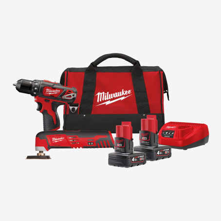 Набор инструментов аккумуляторных MILWAUKEE, M12 BPP2D-402B
