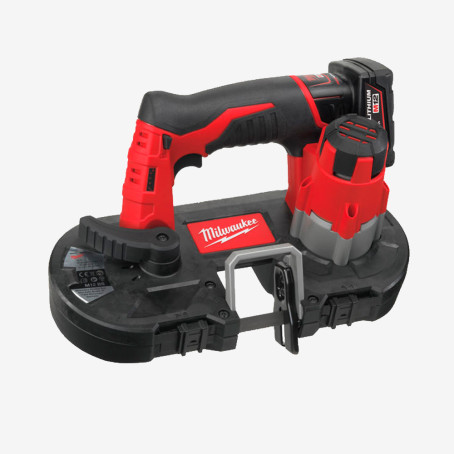 Пила стрічкова акумуляторна MILWAUKEE, M12 BS-402C (+зар.пр., 2 акум.Х 4Аг, кейс) Пила стрічкова акумуляторна MILWAUKEE, M12 BS-402C (+зар.пр., 2 акум.Х 4Аг, кейс)