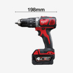 Дрель-шуруповерт с ударом аккумуляторная MILWAUKEE, M18 BPD-202С Дрель-шуруповерт с ударом аккумуляторная MILWAUKEE, M18 BPD-202С
