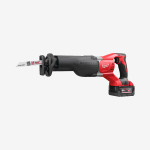 Пила шабельна акумуляторна MILWAUKEE, M18 BSX-402C (+зар.пр., 2 акум.Х 4Аг,кейс)