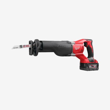 Пила шабельна акумуляторна MILWAUKEE, M18 BSX-402C (+зар.пр., 2 акум.Х 4Аг,кейс)