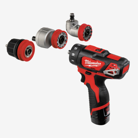 Дриль-шурупокрут акумуляторний MILWAUKEE, M12 BDDXKIT-202C (+ заряд.пристрій, 2 акум.Х 2Аг, 3 насадки, кейс) Дриль-шурупокрут акумуляторний MILWAUKEE, M12 BDDXKIT-202C (+ заряд.пристрій, 2 акум.Х 2Аг, 3 насадки, кейс)