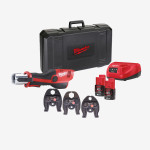 Обжимник гидравлический аккумуляторный для труб MILWAUKEE, M12 HPT-202C V-SET2 Обжимник гидравлический аккумуляторный для труб MILWAUKEE, M12 HPT-202C V-SET2