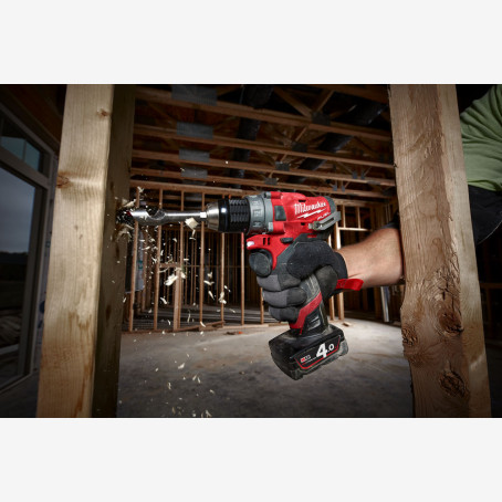 Дриль-шурупокрут акумуляторний MILWAUKEE, M12 FDD-402X, 44Нм (+заряд.пр., 2акум.Х4Аг,HDкейс)(заміна на 4933479874)
