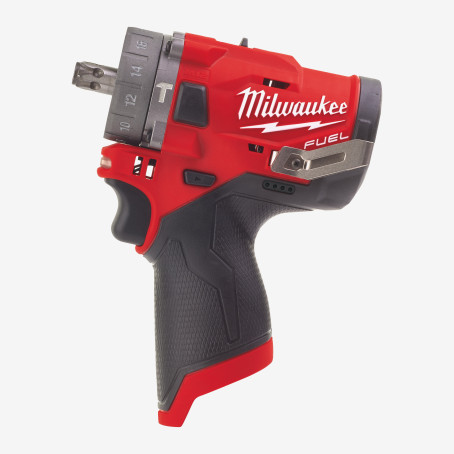 Дриль-шурупокрут з ударом акумуляторний MILWAUKEE, M12 FPDX-0, 37Нм; патрон FIXTEC