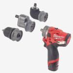 Дриль-шурупокрут з ударом акумуляторний MILWAUKEE, M12 FPDX-202X, 37Нм, (+ заряд.пристрій, 2 акум.Х 2Аг, патрон FIXTEC, кейс)
