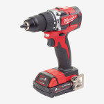Дриль-шурупокрут з ударом акумуляторний MILWAUKEE, M18 CBLPD-202C, 60Нм, (+ заряд.пристрій, 2 акум.Х 2Аг, кейс) Дриль-шурупокрут з ударом акумуляторний MILWAUKEE, M18 CBLPD-202C, 60Нм, (+ заряд.пристрій, 2 акум.Х 2Аг, кейс)