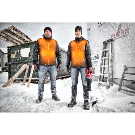 Куртка с електроподогревом аккум. женская MILWAUKEE M12 HJP LADIES-0 (L), чернаяя
