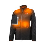 Куртка с електроподогревом аккум. женская MILWAUKEE M12 HJP LADIES-0 (XL), чернаяя