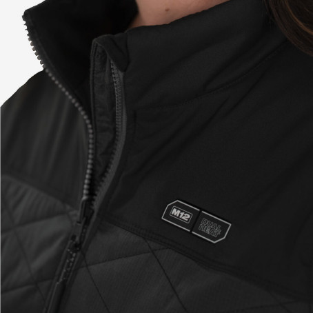 Куртка с подогревом женская MILWAUKEE, M12 HJP LADIES-0(XXL), черная (размер XXL) Куртка с подогревом женская MILWAUKEE, M12 HJP LADIES-0(XXL), черная (размер XXL)