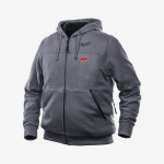 Куртка (толстовка) с электроподогревом аккумуляторная MILWAUKEE, M12 HH GREY3-0 (XL), серая