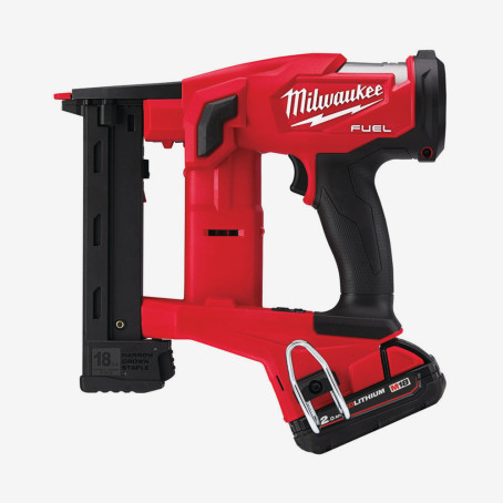 Степлер зауженный аккумуляторный MILWAUKEE, M18 FNCS18GS-202X, скоба 9,5-38мм Степлер зауженный аккумуляторный MILWAUKEE, M18 FNCS18GS-202X, скоба 9,5-38мм