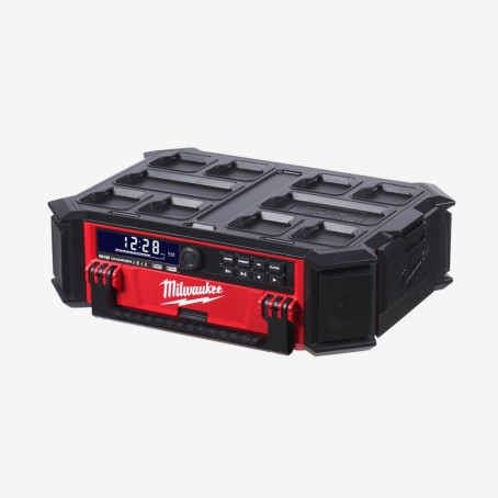 Радіоприймач із зарядним пристроєм MILWAUKEE, PACKOUT, M18 PRCDAB+
