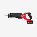 Пила шабельна акумуляторна MILWAUKEE, M18 FSZ-502X (+зар.пр., 2 акум.Х 5Аг, HDкейс)