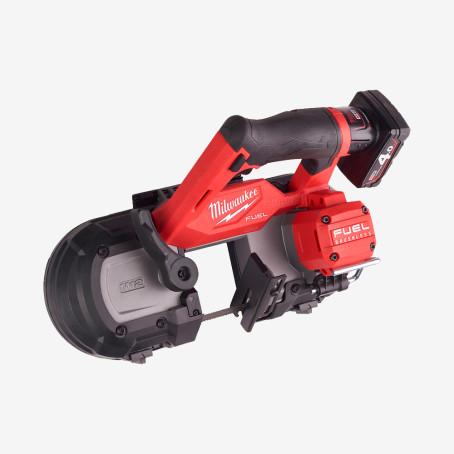 Пила стрічкова акумуляторна MILWAUKEE, M12 FBS64-402C (+зар.пр., 2 акум.Х 4Аг, кейс)