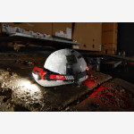 Фонарь светодиодный аккумуляторный MILWAUKEE для крепления на каску, L4 HL-VIS-301
