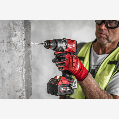 Дриль-шурупокрут з ударом акумуляторний MILWAUKEE, M18 FPD3-502X, 158Нм, (+ заряд.пристрій, 2 акум.Х 5Аг, HDкейс)