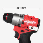 Дриль-шурупокрут акумуляторний MILWAUKEE, M12 FDD2-602X, 45Нм (+ заряд.пристрій, 2 акум.Х 6Аг, HDкейс) Дриль-шурупокрут акумуляторний MILWAUKEE, M12 FDD2-602X, 45Нм (+ заряд.пристрій, 2 акум.Х 6Аг, HDкейс)