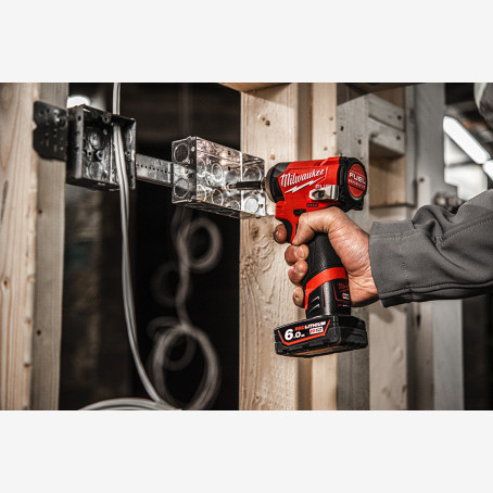 Гвинтокрут акумуляторний 1/4'' HEX MILWAUKEE, M12 FID2-602X, 170Нм (+зар.пр., 2 аккум.Х 6Аг, HDкейс)