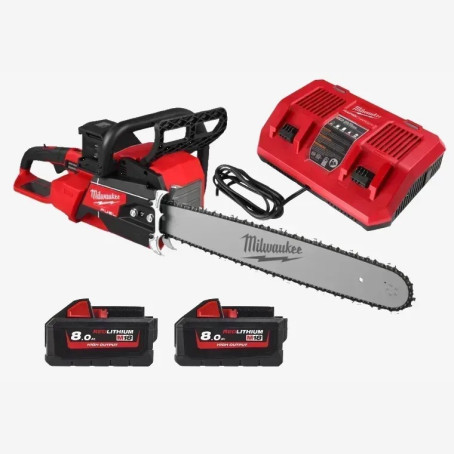 Пила цепная аккумуляторная MILWAUKEE, M18 F2CHS50-802 (DUO BATT), 500 мм (+заряд.пр., 2 акум.Х 8Ач) Пила цепная аккумуляторная MILWAUKEE, M18 F2CHS50-802 (DUO BATT), 500 мм (+заряд.пр., 2 акум.Х 8Ач)