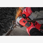 Шлифмашина угловая аккумуляторная MILWAUKEE, M18 BLSAG125X-402X, Ø125мм (+ зарядное устройство, 2 акум.Х 4Ач, HDкейс)