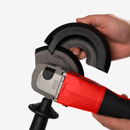 Шлифмашина угловая аккумуляторная MILWAUKEE, M18 BLSAG125XPD-402X, Ø125мм (+зарядное устройство, 2 аккум. Х 4Ач, HDкейс)