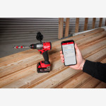 Дриль-шурупокрут з ударом акумуляторний MILWAUKEE, M18 ONEPD3-502X, 158Нм (+ЗП, 2 ак.Х 5Аг, HDкейс)