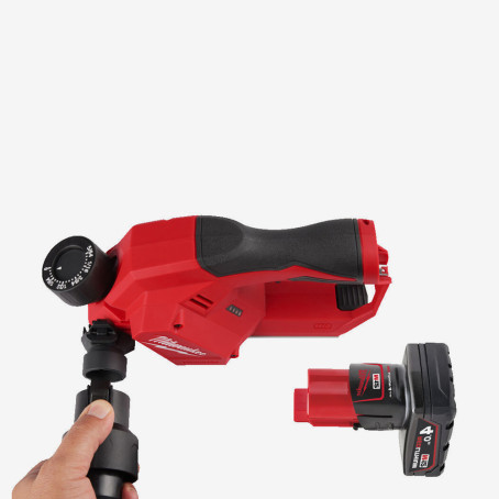 Рубанок акумуляторний MILWAUKEE, M12 BLP-402X, 51мм (+зарядний пристрій, 2акум.Х 4Аг, HDкейс)