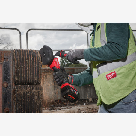 Шлифмашина угловая аккумуляторная MILWAUKEE, M18 FSAGSVO125X-0X, Ø125мм (HDкейс)