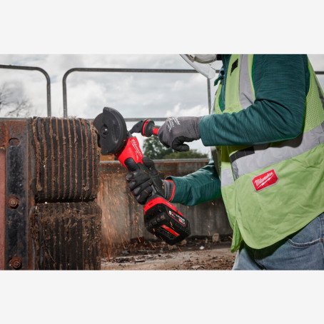 Шлифмашина угловая аккумуляторная MILWAUKEE, M18 FSAGSVO125X-502X, Ø125мм (+зарядное устройство, 2 аккум. Х 5Ач, HDкейс) Шлифмашина угловая аккумуляторная MILWAUKEE, M18 FSAGSVO125X-502X, Ø125мм (+зарядное устройство, 2 аккум. Х 5Ач, HDкейс)