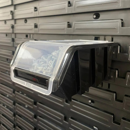 Ємність для зберігання з кришкою, чорний, 195x120x90, TRUCK PLUS, KTR20F-S411, Kistenberg