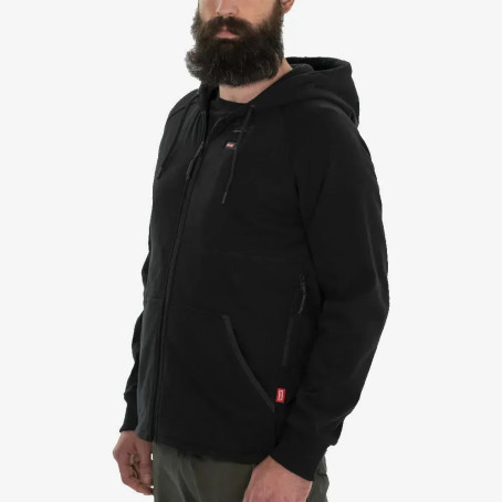 Толстовка с подогревом MILWAUKEE, M12 HHBL4-0(XXL), черная (размер XXL)
