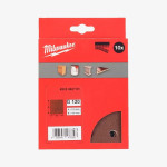 Бумага шлифовальная MILWAUKEE 10 отв. H&L, 115х107мм, зерно 120, (10шт)