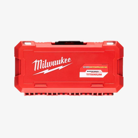 Набор сверл по металлу PACKOUT RedHEX HSS-G TiN MILWAUKEE, (19шт)