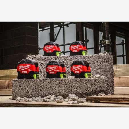 Рулетка магнитная MILWAUKEE, STUD (Gen 3), 5м/16фт (33мм) Рулетка магнитная MILWAUKEE, STUD (Gen 3), 5м/16фт (33мм)