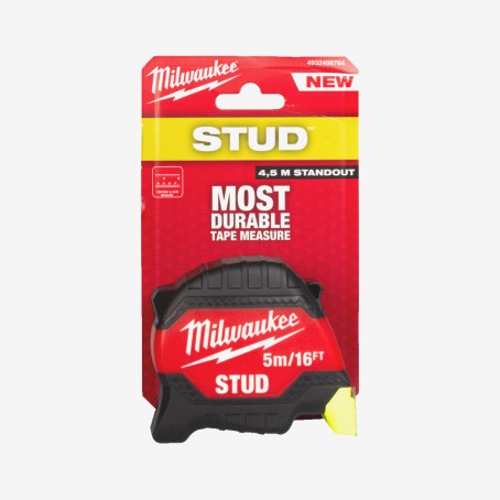 Рулетка магнитная MILWAUKEE, STUD (Gen 3), 5м/16фт (33мм) Рулетка магнитная MILWAUKEE, STUD (Gen 3), 5м/16фт (33мм)